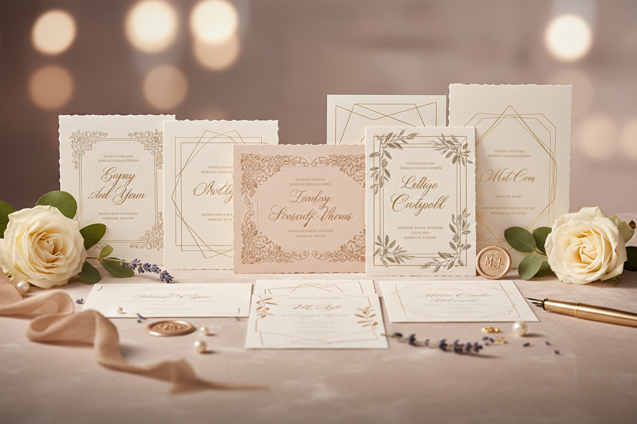 Wedding invitation hero banner